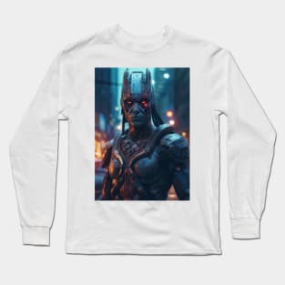 Olmec King Futurism Long Sleeve T-Shirt